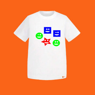 Camiseta emoji formas d2