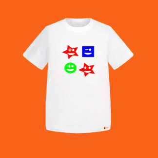 Camiseta emoji formas d1