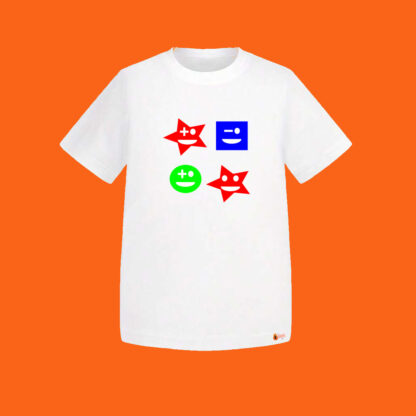 Camiseta emoji formas d1